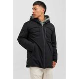 Jack & Jones 12256884 Siyah Erkek Mont