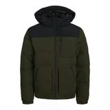Jack & Jones 12258416 Jjeotto Puffer Ceket Sn Haki