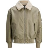 Jack & Jones 12261827 Jorqueens Bomber Jacket Erkek Ceket - Yeşil