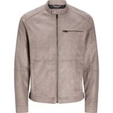 Jack & Jones 12264806 Deri Ceket - Kahve - M