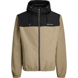 Jack & Jones 12268598 Jjelegacy Lıght Jacket Hood Erkek Spor Ceket Kahverengi - M