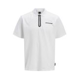 Jack & Jones 12273127 Fusıon Pıque Fermuarlı Polo Yaka Erkek Tişört