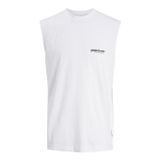 Jack & Jones 12273446 Unuon Prınt Kolsuz Erkek Tişört
