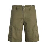 Jack & Jones 12274389 Füme Erkek Jpstcole Rahat Kalıp %100 Pamuk Kargo Şort