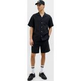 Jack & Jones 12274758 Erkek Günlük Siyah Keten Şort