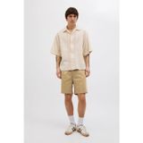 Jack & Jones 12274983 Camel Erkek Jpstjaıden Rahat Kesim Beli İp Detaylı Pamuklu Şort