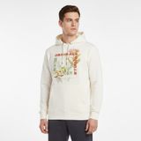 Jack & Jones 12276599-ANW Lucca Graphic Ekru Erkek Kapüşonlu Sweatshirt