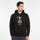 Jack & Jones 12276599-BLK Lucca Graphic Siyah Erkek Kapüşonlu Sweatshirt