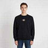 Jack & Jones 12277749-BLK Vibrant Siyah Bisiklet Yaka Erkek Sweatshirt
