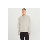 Jack & Jones 12278586-MBM Bej Bradley Polo Erkek Sweatshirt