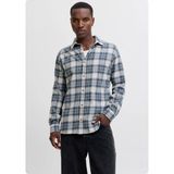 Jack & Jones 12279546 Jjjoshua Check Karelı Erkek Gomlek - 01 Mavi