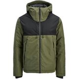 Jack & Jones 12285586 Jcounıon Haki Erkek Mont Regular Fit Modeli ile Günlük Kullanıma Uygun - 2XL