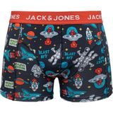 Jack & Jones 5'li Boxer Paketi - Tyler Erkekler İçin Renkli Desenli 2XL Beden - Lacivert