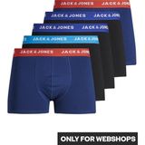 Jack & Jones 5'li Düz Renk Boxer Paketi 12144536 - Mavi