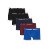 JACK & JONES ACCESSORIES Erkek JACBLACK FRIDAY TRUNKS 5 PACK BOX Yüzme ve İç Giyim, Siyah, L