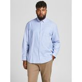 Jack & Jones Açık Mavi Erkek Gömlek 6XL Uzun Kol Klasik Stil Regular Fit