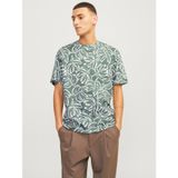 Jack & Jones All Over Print Laurel Wreath Yuvarlak Yaka Erkek T-shirt