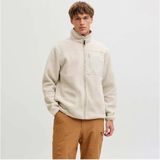 Jack & Jones Alpes Teddy Erkek Ceket 12284827 2XL Bej Polyester Kumaşla Regular Kalıp