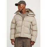 Jack & Jones ALPHA Puffer Sn Şişme Erkek Mont Bej 12261971 - XL - Çok Renkli