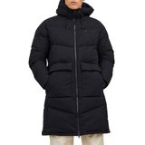 JACK & JONES A/S Erkek Jorvesterbro Long Puffer Sn Ceket, Siyah, XXL