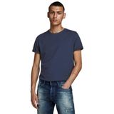 Jack & Jones Basic O-Yaka T-Shirt Navy Blazer, L, 12156101, Navy Blazer, Erkek