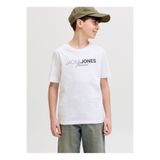 Jack & Jones Baskılı Beyaz Erkek Çocuk T-Shirt 12298341