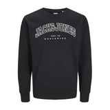 Jack & Jones Baskılı Erkek Çocuk Sweatshırt 12258967, Siyah, 8 Yaş