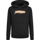 Jack & Jones Baskılı Erkek Çocuk Sweatshırt 12259861, Siyah, 10 Yaş