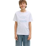 Jack & Jones Baskılı Erkek Çocuk T-Shirt, 10 Yaş, 5003340937, Beyaz, Erkek Çocuk