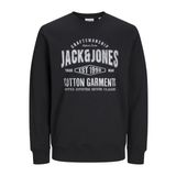 Jack & Jones Baskılı Erkek Siyah Sweatshırt 12259862, 10 Yaş, 5003176840