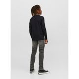 Jack & Jones Baskılı Siyah Erkek Çocuk T-Shirt Jjecorp Logo Tee Play Ls O-Neck Noo - 8 Yaş