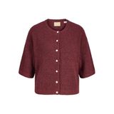 JACK & JONES Bayan Jxevi Ss Hırka Örgü, Cabernet, S