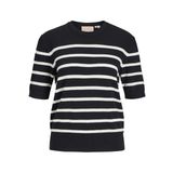 JACK & JONES Bayan Jxlayla Ss Knit kazak, Siyah, S