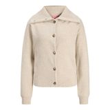 JACK & JONES Bayan Jxmerrit örgü hırka, Gri (Feather Gray), S