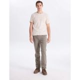 Jack & Jones Bej Erkek Regular Fit Logo Baskılı T-Shirt 12307677 Jprbluranger Teecrew BSS26 - Ekru - M