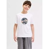Jack & Jones Beyaz Erkek Çocuk Baskılı T-Shirt 12289893 - 12 Yaş
