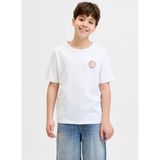 Jack & Jones Beyaz Erkek Çocuk Baskılı T-Shirt 12289956 - 10 Yaş