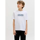 Jack & Jones Beyaz Erkek Çocuk Baskılı T-Shirt 12293164 - 10 Yaş