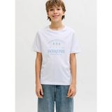 Jack & Jones Beyaz Erkek Çocuk Baskılı T-Shirt 12298349 - 10 Yaş