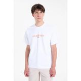 Jack & Jones Beyaz Erkek Rahat T-Shirt 12294978 Jcofusıon Brandıng Cneck - XL