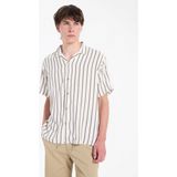 Jack & Jones Beyaz Erkek Regular Fit Gömlek 12288853 Jjejeff Resort Strıpeshırt - Yeşil - 2XL