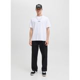 Jack & Jones Bisiklet Yaka Beyaz Erkek T-Shirt 12278787_JJESOHO Tee Ss Crew Neck N