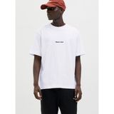 Jack & Jones Bisiklet Yaka Beyaz Erkek T-Shirt 12282892_JORNORREBRO Emb Tee Ss Cre - 2XL