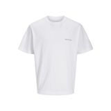 Jack & Jones Bisiklet Yaka Beyaz T-Shirt, M, 12273388, Bright White, Erkek