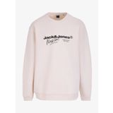 Jack & Jones Bisiklet Yaka Ekru Erkek Sweatshırt EXC 12275174_JCOTABI SWEAT CREW NEC