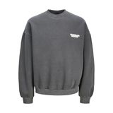 Jack & Jones Bisiklet Yaka Koyu Gri Sweatshirt, M, TYC77A2A52E2CA0F10, Koyu Gri, erkek