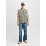 Jack & Jones Bisiklet Yaka Normal Bej Erkek Kazak 12278816_JJEDOVER Knıt Crew Neck Sn - XL