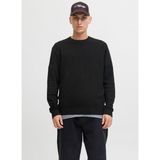 Jack & Jones Bisiklet Yaka Rahat Siyah Erkek Kazak 12283452_JCOTIER Knıt Crew Neck - 2XL