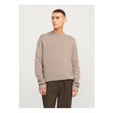 Jack & Jones Bisiklet Yaka Relaxed Kahve Erkek Kazak 12259666_JPRBLAMILANO STITCH KNIT C