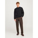 Jack & Jones Bisiklet Yaka Relaxed Siyah Erkek Kazak 12259666_JPRBLAMILANO Stıtch Knıt C - 2XL